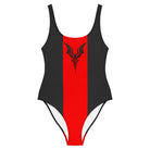 Aelrath Inferna Red Striped One - Piece SwimsuitOne - Piece SwimsuitProduct mockup4150926_9014