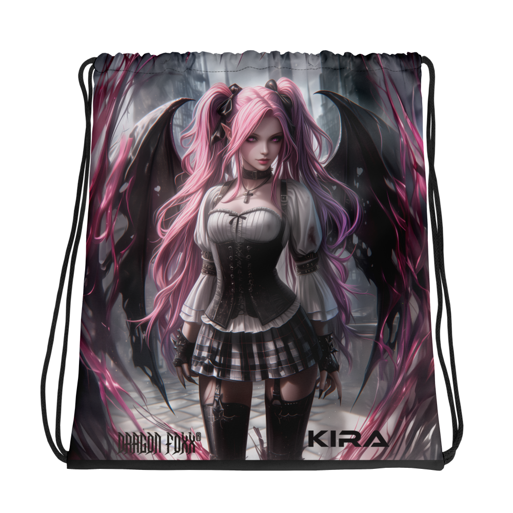 KIRA - Drawstring Bag by Dragon FoxxDrawstring Bag4878595_8894