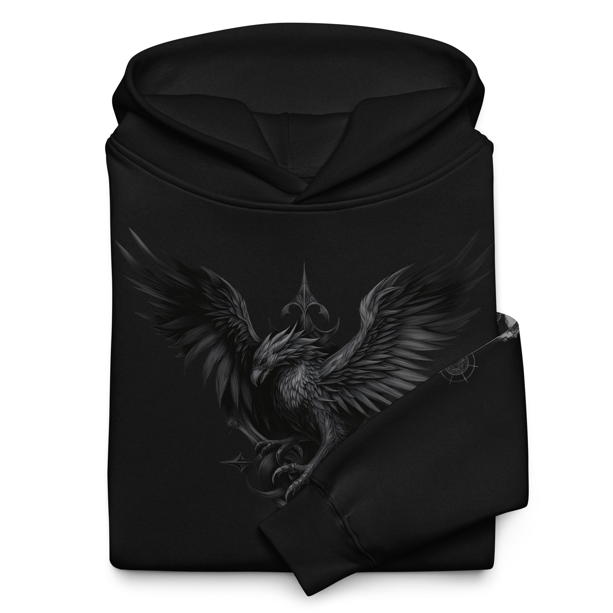 ALLIA Black Unisex Oversized HoodieOversized HoodieProduct mockup3515403_19193