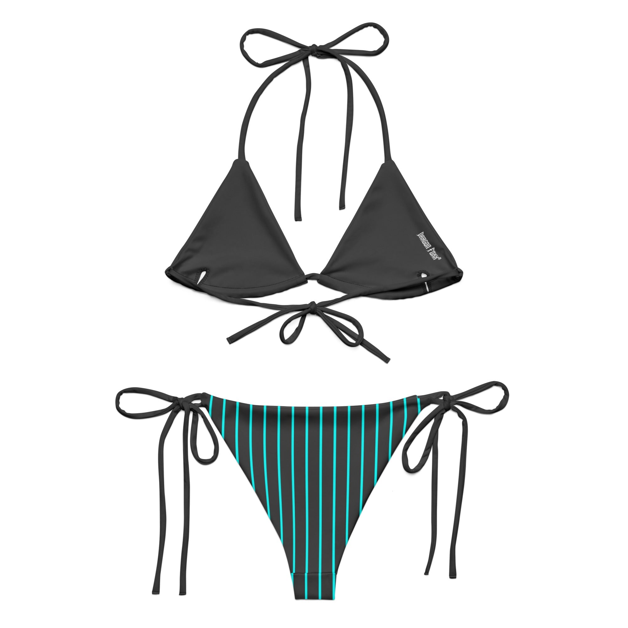 Azure Noire Pinstripe Eco String BikiniEco String BikiniProduct mockup9525117_16553