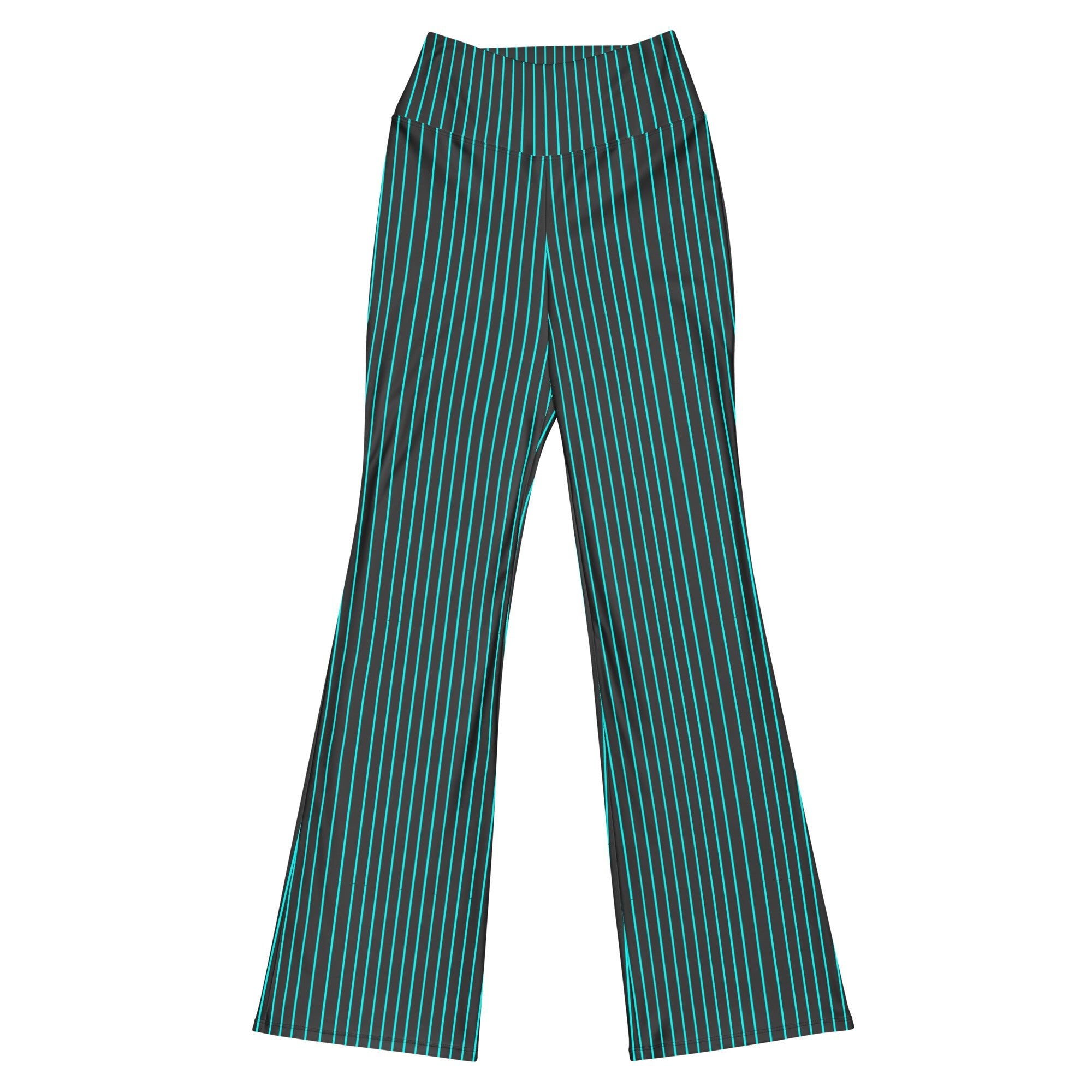 Azure Noire Pinstripe Flare LeggingsFlare LeggingsProduct mockup1550236_19331