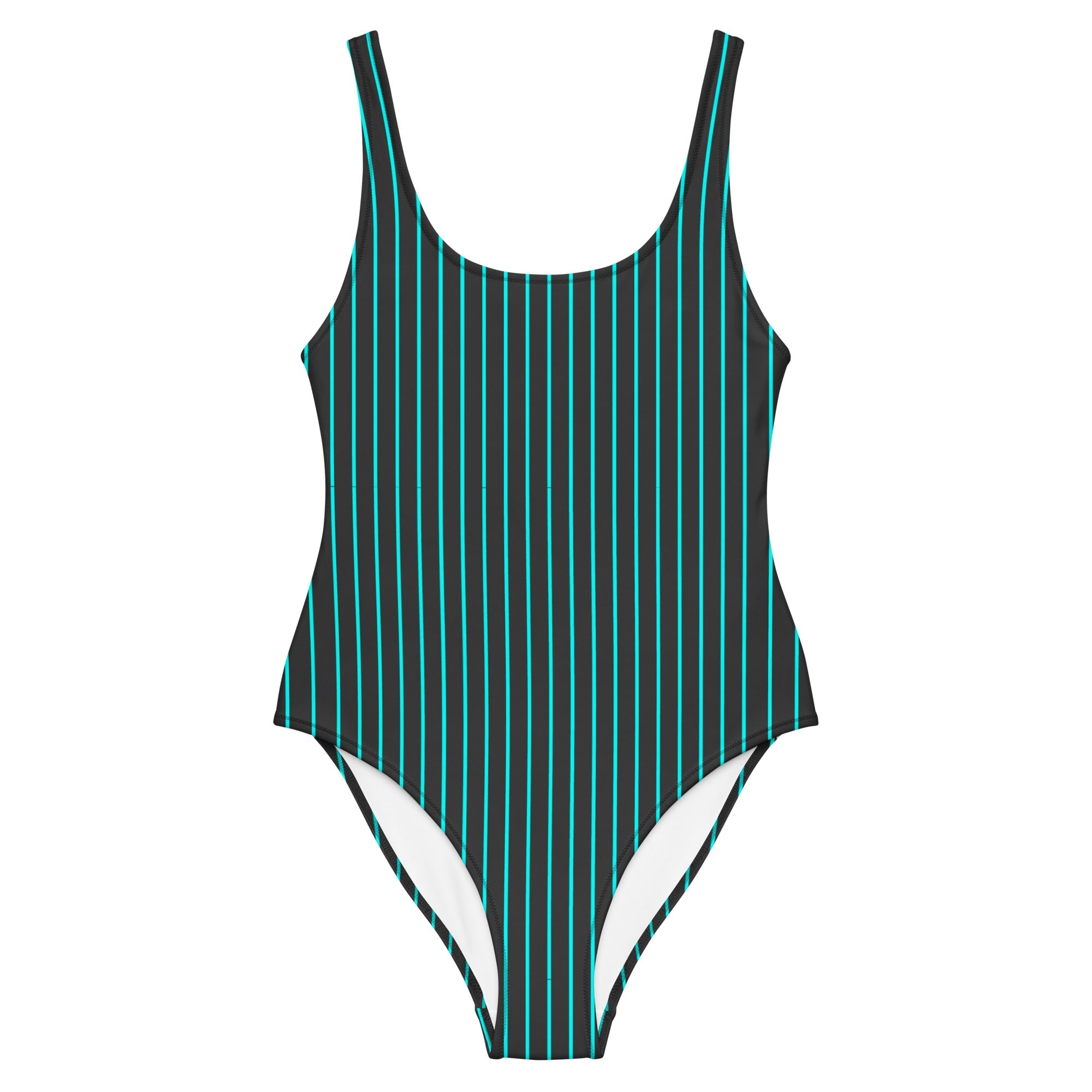 Azure Noire Pinstripe One - Piece SwimsuitOne - Piece SwimsuitProduct mockup7979654_9014