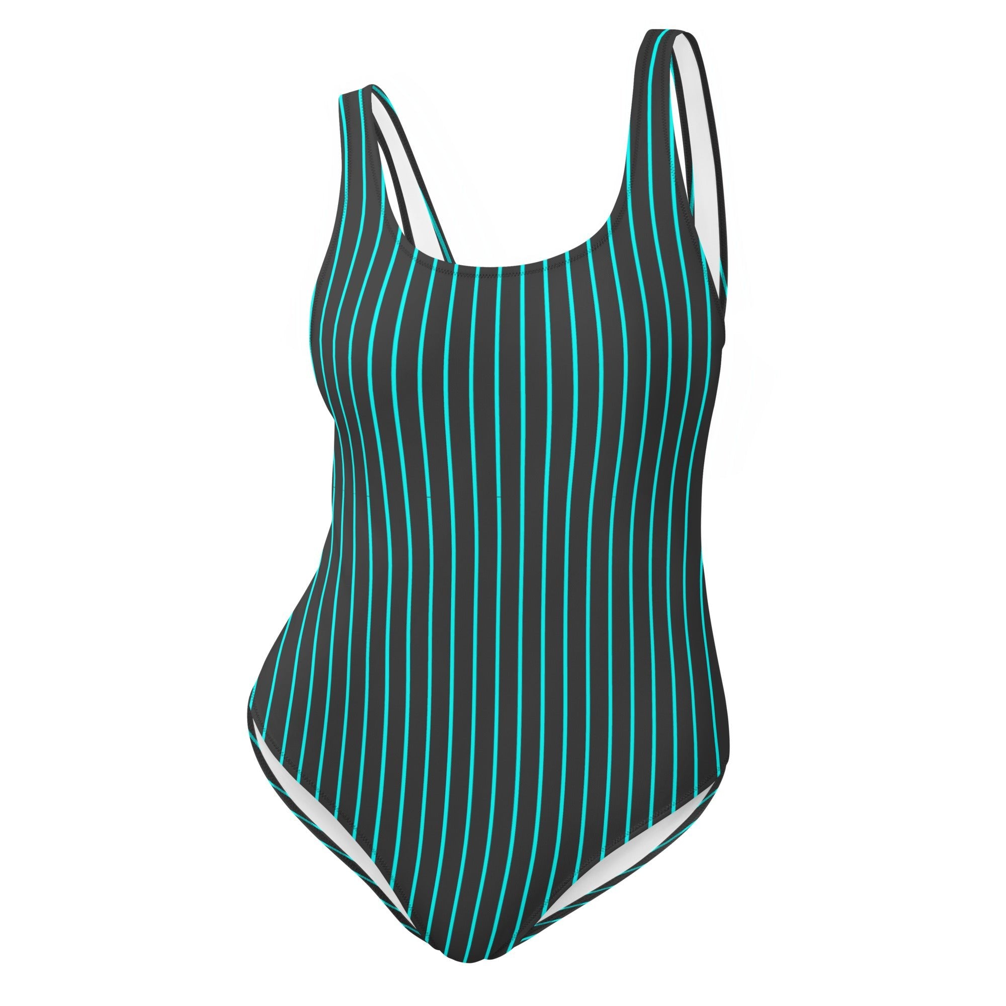 Azure Noire Pinstripe One - Piece SwimsuitOne - Piece SwimsuitProduct mockup7979654_9014