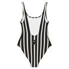 Black and White Striped One - Piece SwimsuitOne - Piece SwimsuitProduct mockup2390484_9014