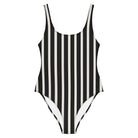 Black and White Striped One - Piece SwimsuitOne - Piece SwimsuitProduct mockup2390484_9014
