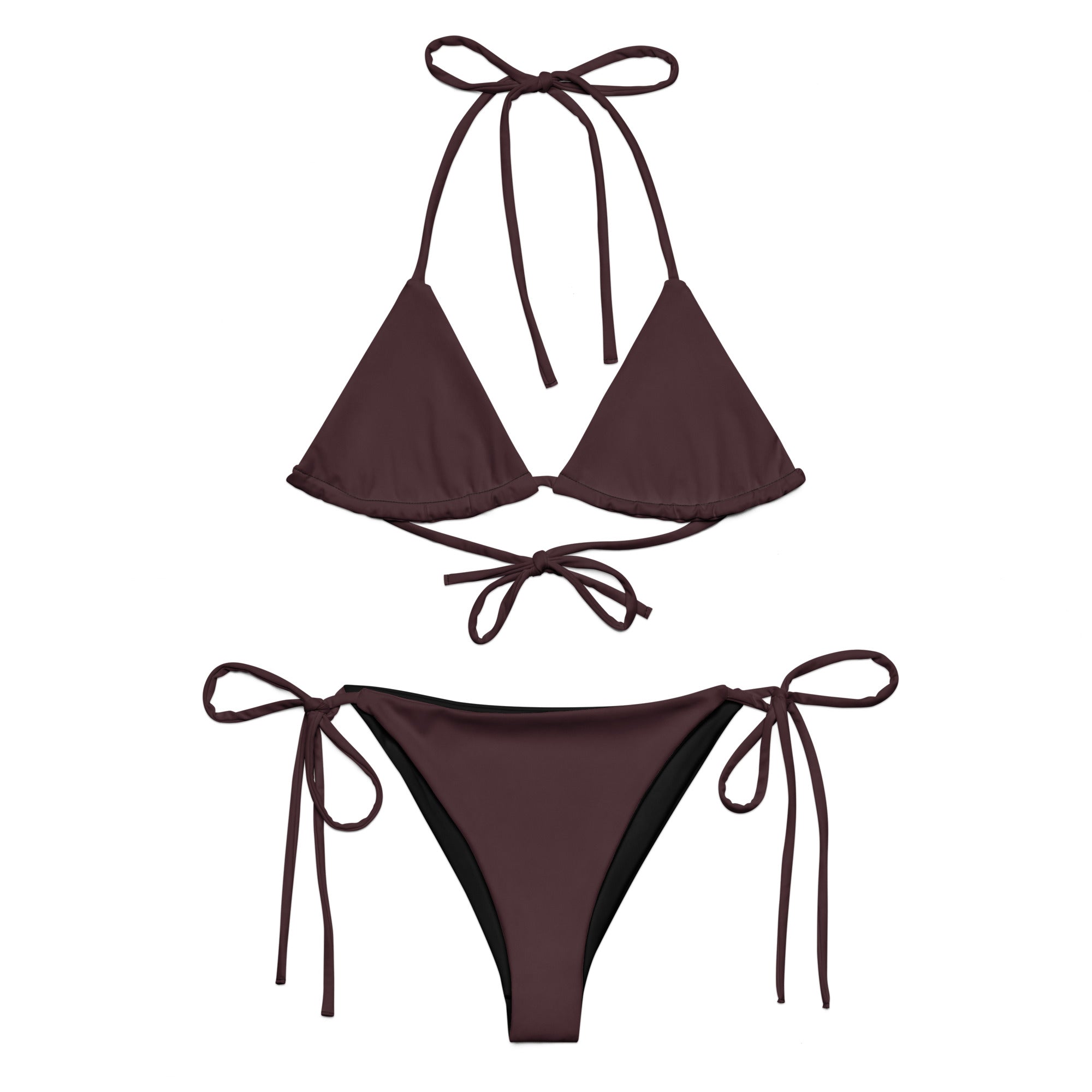Black Cheery Eco String BikiniEco - String Bikini SetProduct mockup6014361_16553
