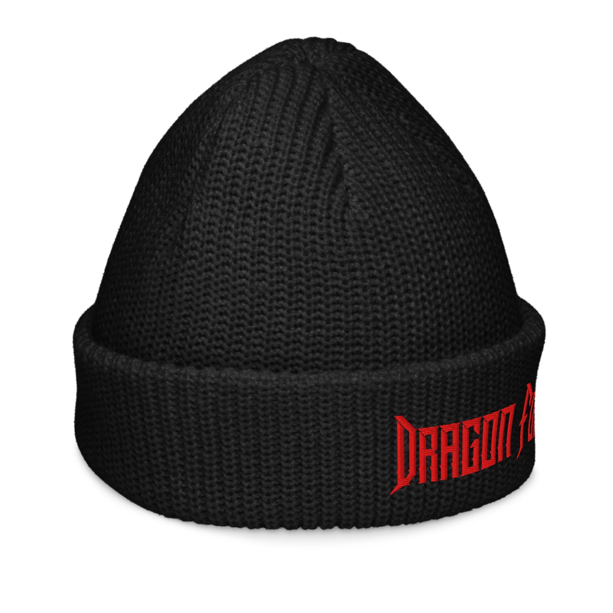 Black DF Red Fisherman beanieBeaniesProduct mockup7820625_20487