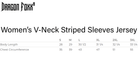 Black - White V - Neck Striped Sleeves JerseyWomen’s V - Neck Striped Sleeves JerseyBlack - White V - Neck Striped Sleeves JerseyAPQ - 5304831S6A1