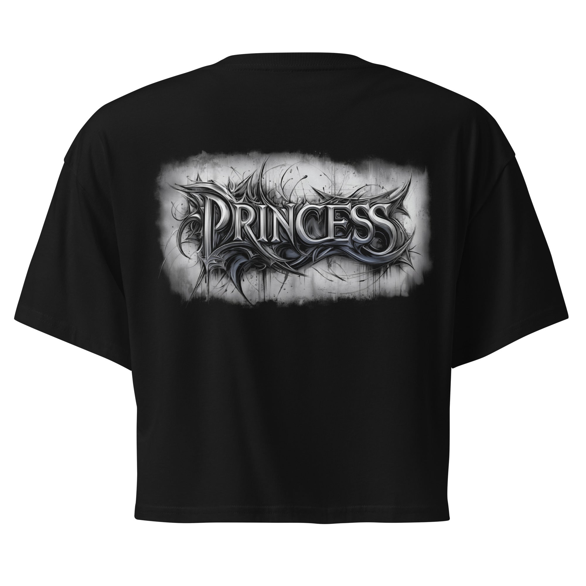 Dark Princess Women’s Black Crop TopCrop Top TeeProduct mockup6703211_16094