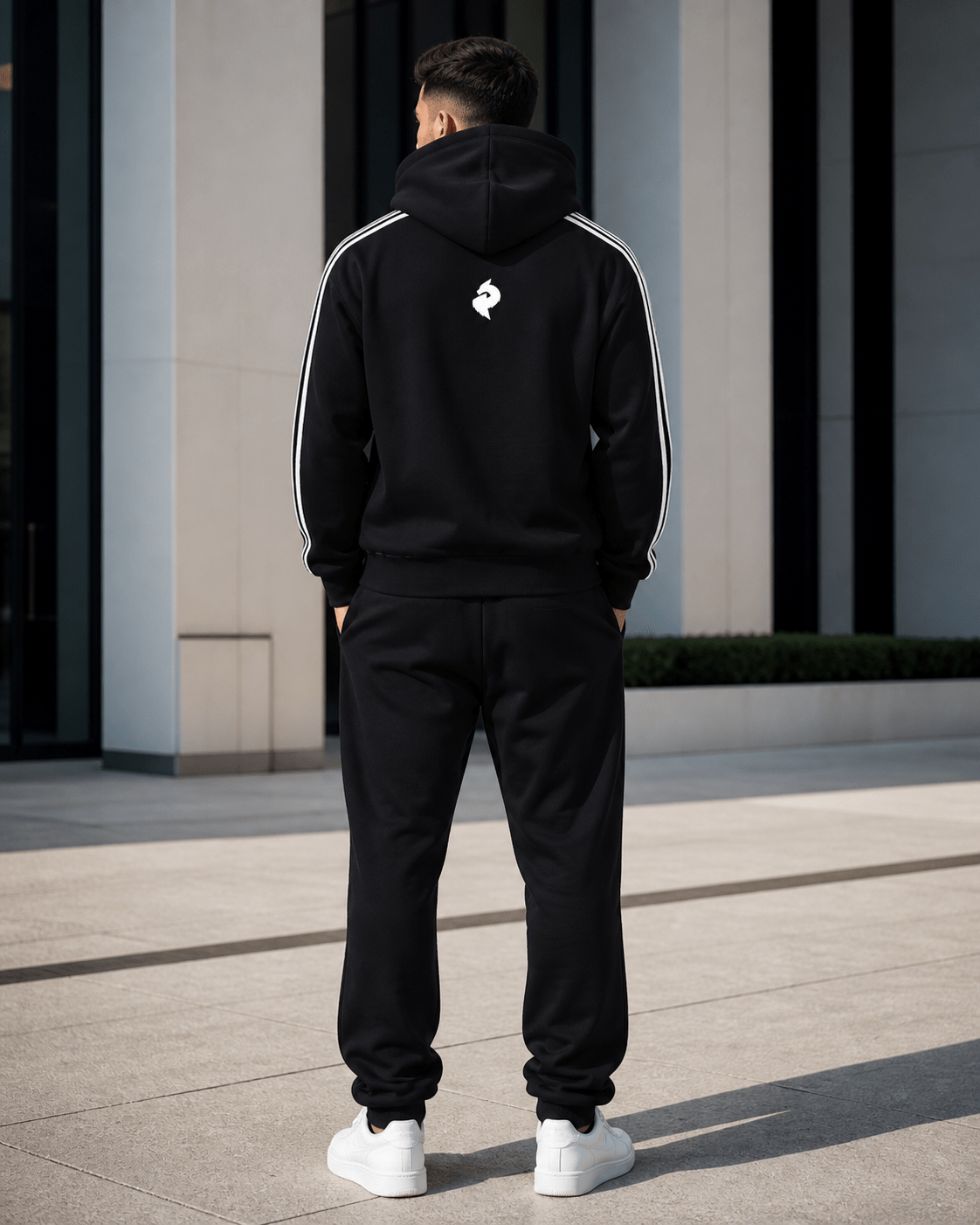 DF Black Side Stripe Drop - Shoulder HoodieSide Stripe Drop - Shoulder HoodieDF Black Side Stripe Drop - Shoulder Hoodie260425PODRB2172001