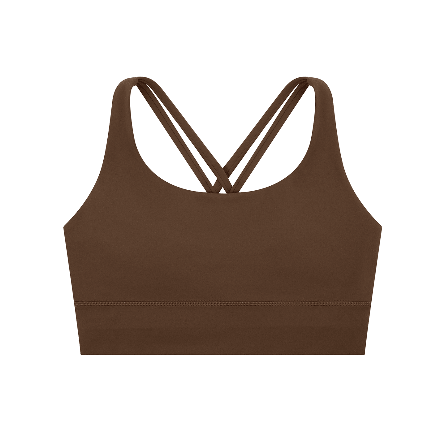 DF Brown Strappy Criss - Cross Sports BraCriss - Cross Sports BraDF Brown Strappy Criss - Cross Sports Bra260403PODBS1475001