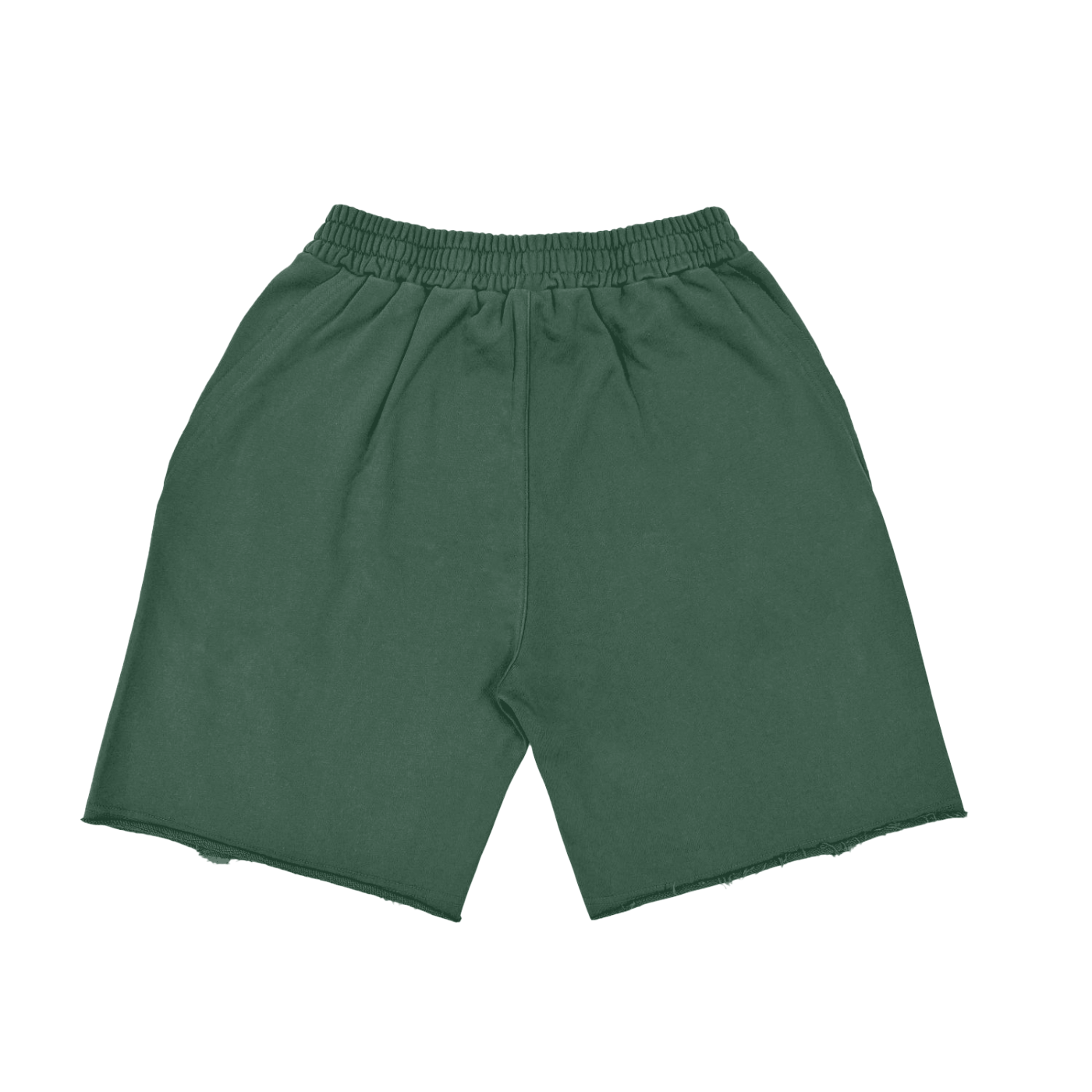 DF Men's Dark Green Heavyweight Vintage Washed Tiger Stripes ShortsMen's Vintage Washed Tiger Stripes ShortsDF Men's Dark Green Heavyweight Vintage Washed Tiger Stripes Shorts250807PODPW0956001