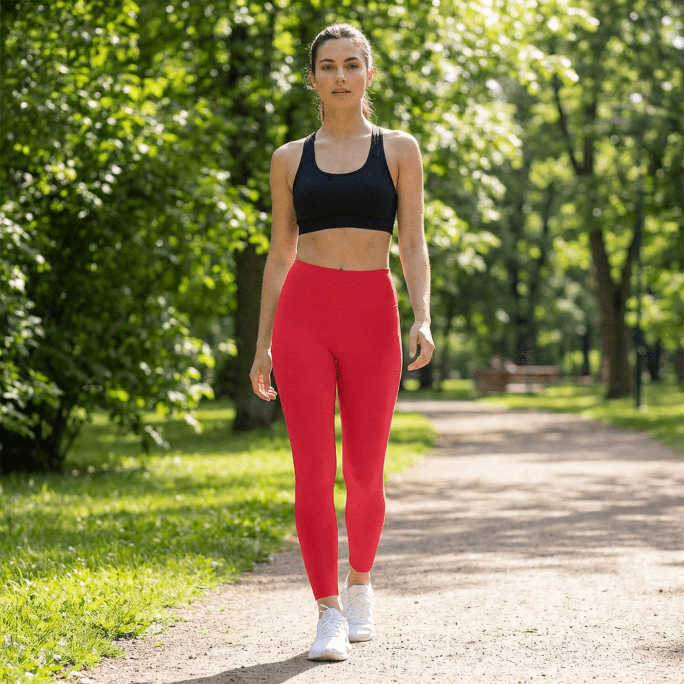 DF Red High - Waisted Yoga LeggingsHigh - Waisted Yoga LeggingsDF Red High - Waisted Yoga Leggings260329PODBK4261001