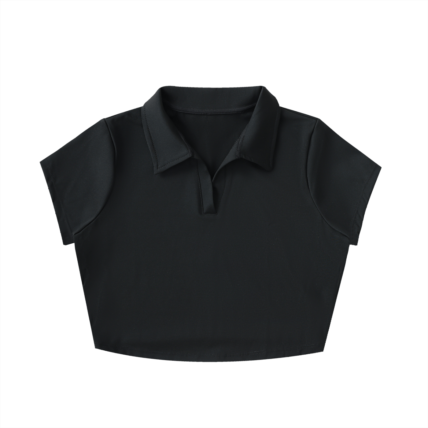 DF V - Neck Lapel Crop TopV - Neck Lapel Crop TopDF V - Neck Lapel Crop Top250812PODAA0557001