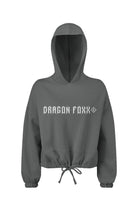 DF White Charcoal Oversize Crop HoodieWomen's Crop HoodiesDF White Charcoal Oversize Crop HoodieAPQ - 5110358S69A1