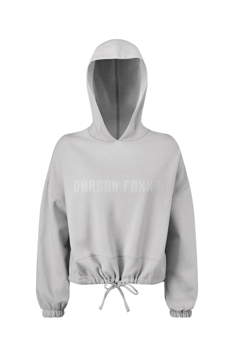 DF White on White Oversize Crop HoodieWomen's Crop HoodiesDF White on White Oversize Crop HoodieAPQ - 5110370S69A1