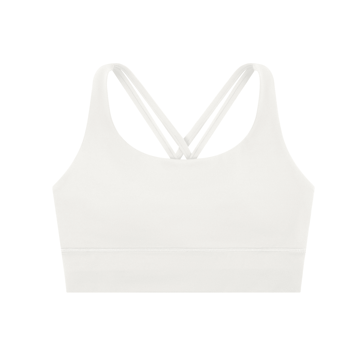 DF White Strappy Criss - Cross Sports BraCriss - Cross Sports BraDF White Strappy Criss - Cross Sports Bra260329PODBS3861001