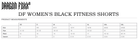 DF Women's Black Fitness ShortsWomen's Fitness ShortsDF Women's Black Fitness ShortsAPQ - 5165003S5A1