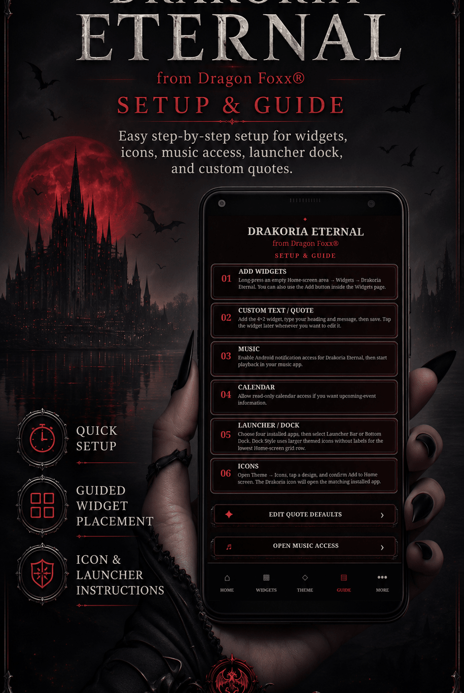 Drakoria Eternal Theme CompanionAndroid Theme AppDrakoria Eternal Theme Companion