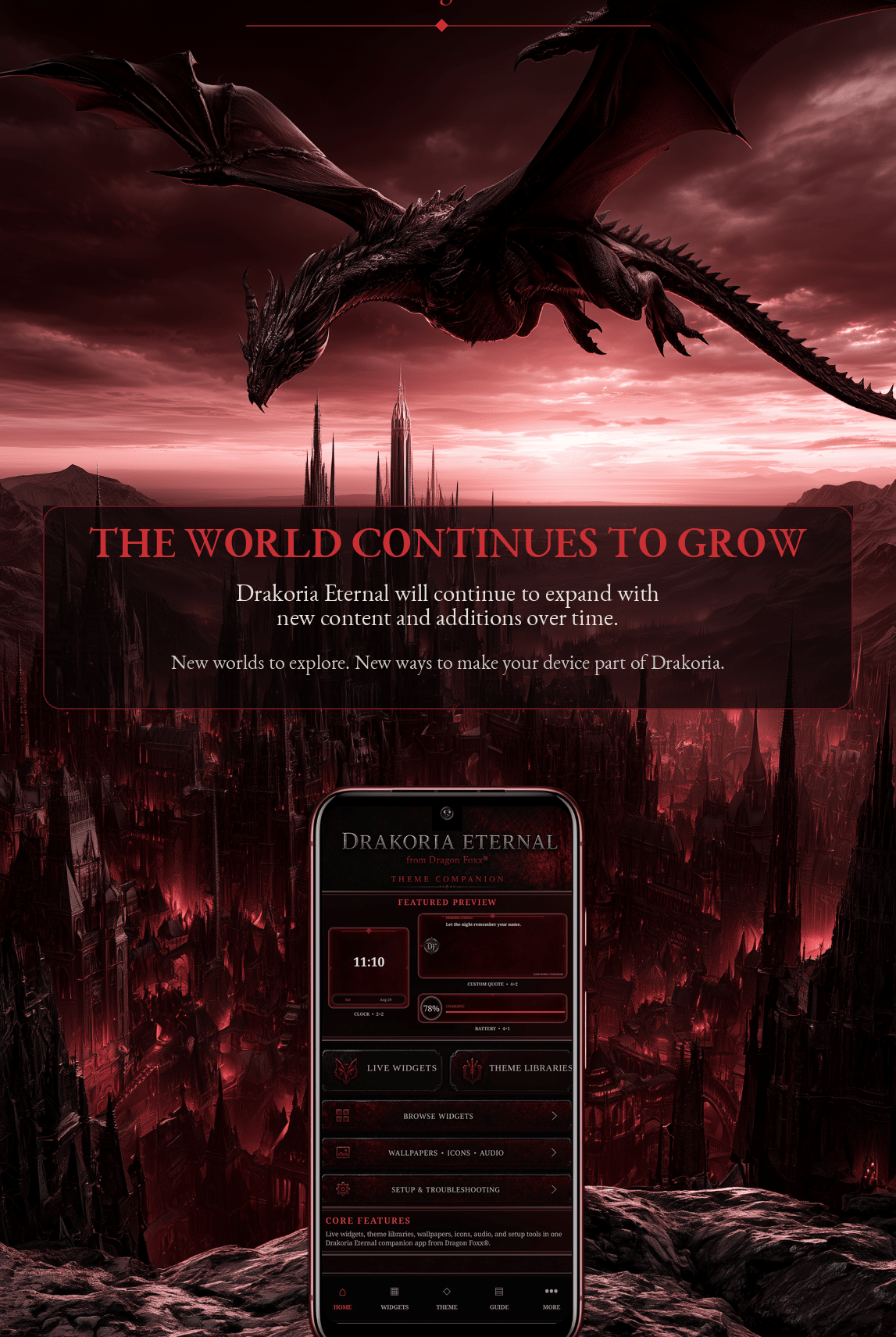 Drakoria Eternal Theme CompanionAndroid Theme AppDrakoria Eternal Theme Companion