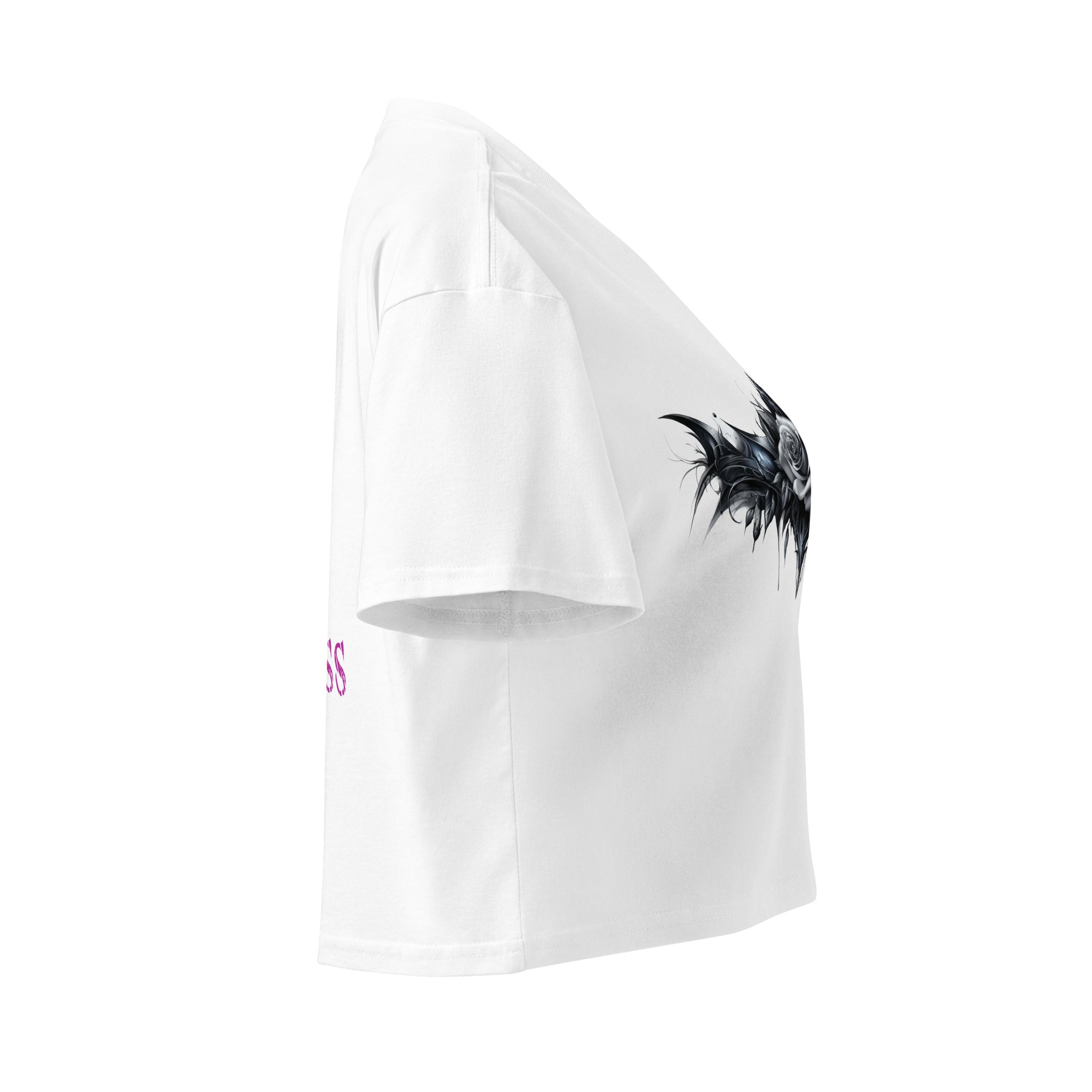 Drakorian Princess Women’s White Crop TopCrop Top TeeProduct mockup2104198_16119