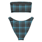 Frostveil Plaid Eco Bandeau BikiniEco Bandeau Bikini SetsProduct mockup8034507_22671