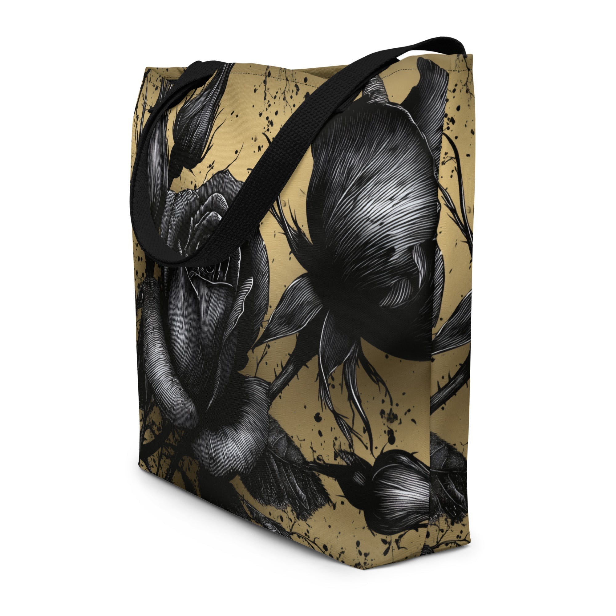 Gilded Thorn Large Tote BagLarge Tote BagProduct mockup7469273_9039