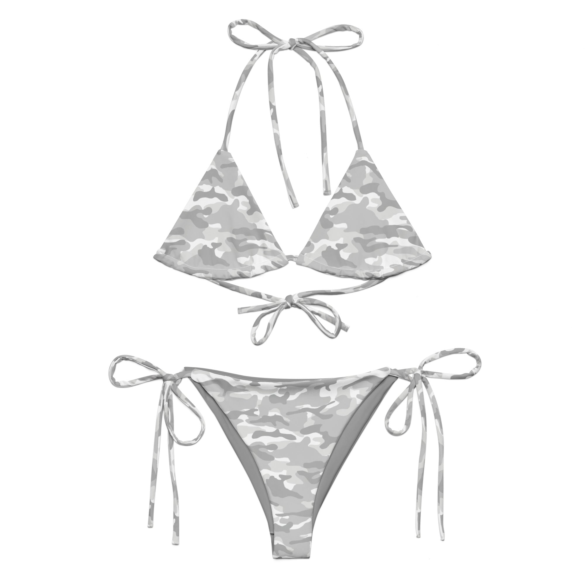 Grey Camouflage Eco String BikiniEco String Bikini Set4313805_16553