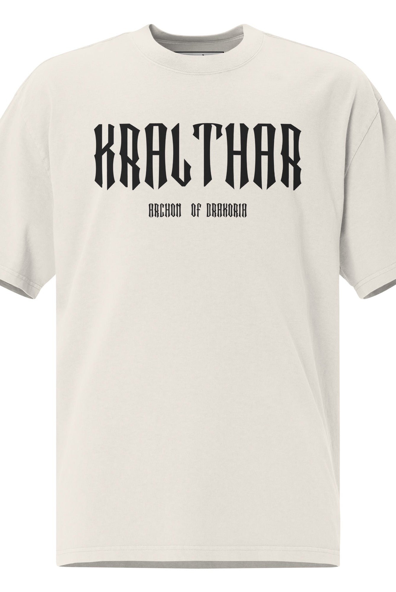 Kralthar Archon of Drakoria Oversized Faded T-shirtOversized Faded T-shirtProduct mockup2338656_17570
