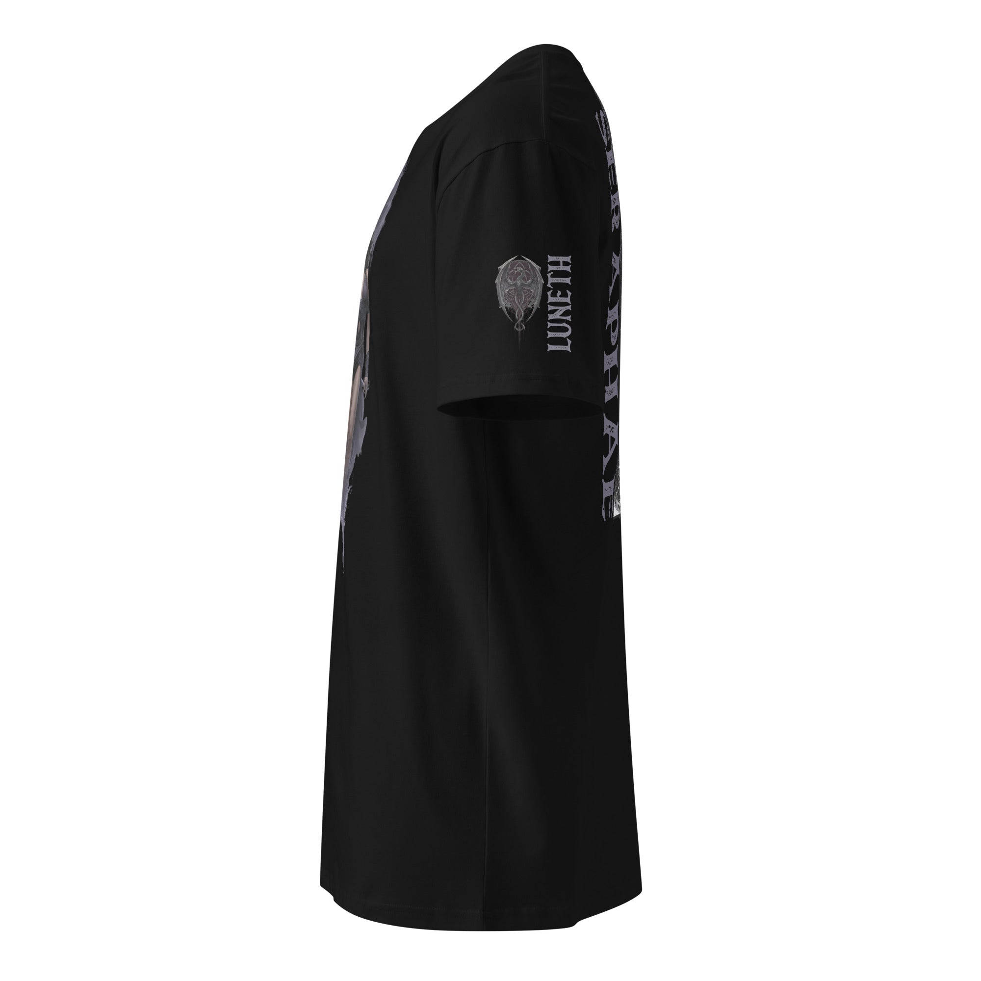 Luneth of Seraphae Unisex Premium Black T-shirtUnisex Premium T-shirtProduct mockup2039992_18772