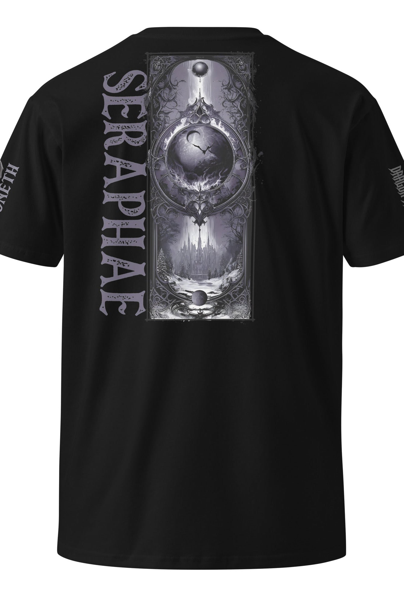 Luneth of Seraphae Unisex Premium Black T-shirtUnisex Premium T-shirtProduct mockup2039992_18772