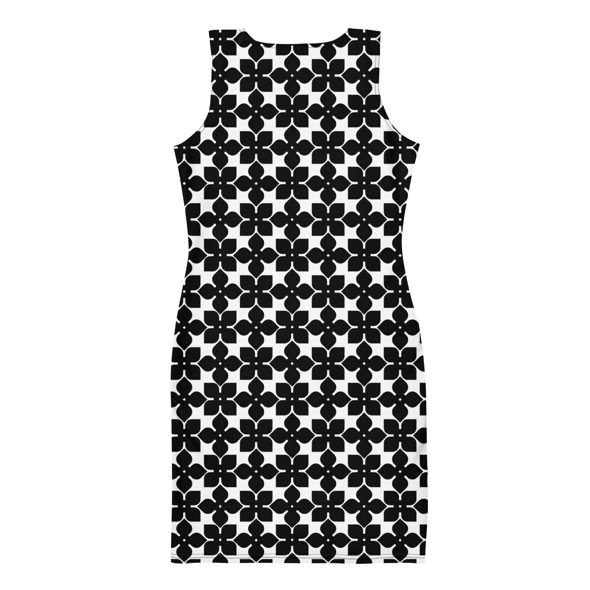 Noir Petals - Floral Bodycon DressBodycon Dress2435264_7788