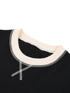 Ossaryn Crest Black with Apricot Contrast - Stitched Cotton T-ShirtContrast - Stitched Cotton T-ShirtOssaryn Crest Black with Apricot Contrast - Stitched Cotton T-Shirt251030PODPQ1444001