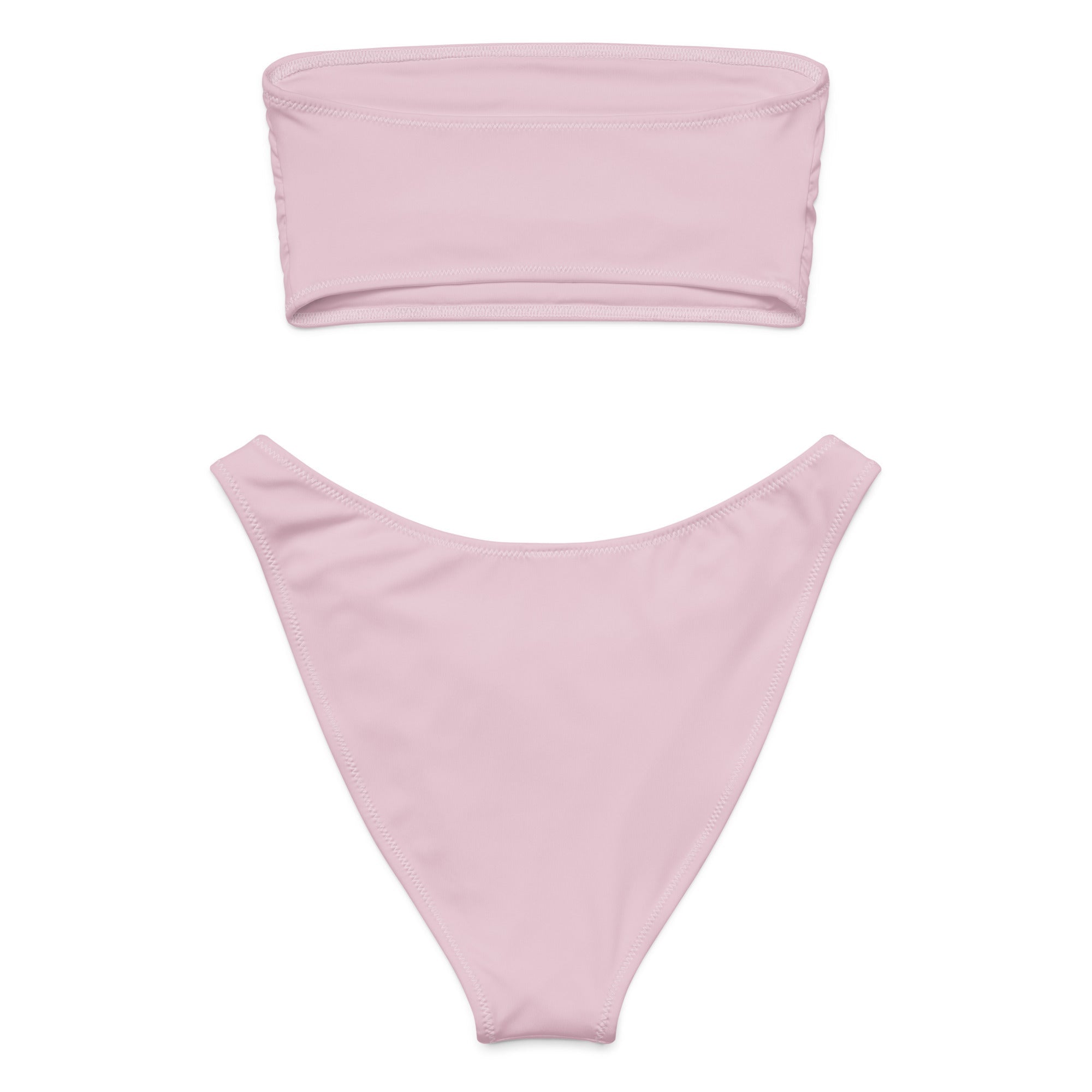 Pink Lace Eco Bandeau BikiniEco Bandeau Bikini SetsProduct mockup3118153_22671