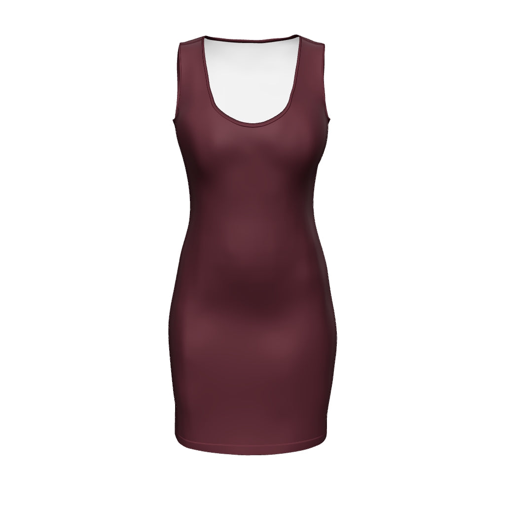 Black Cheery Bodycon Dress