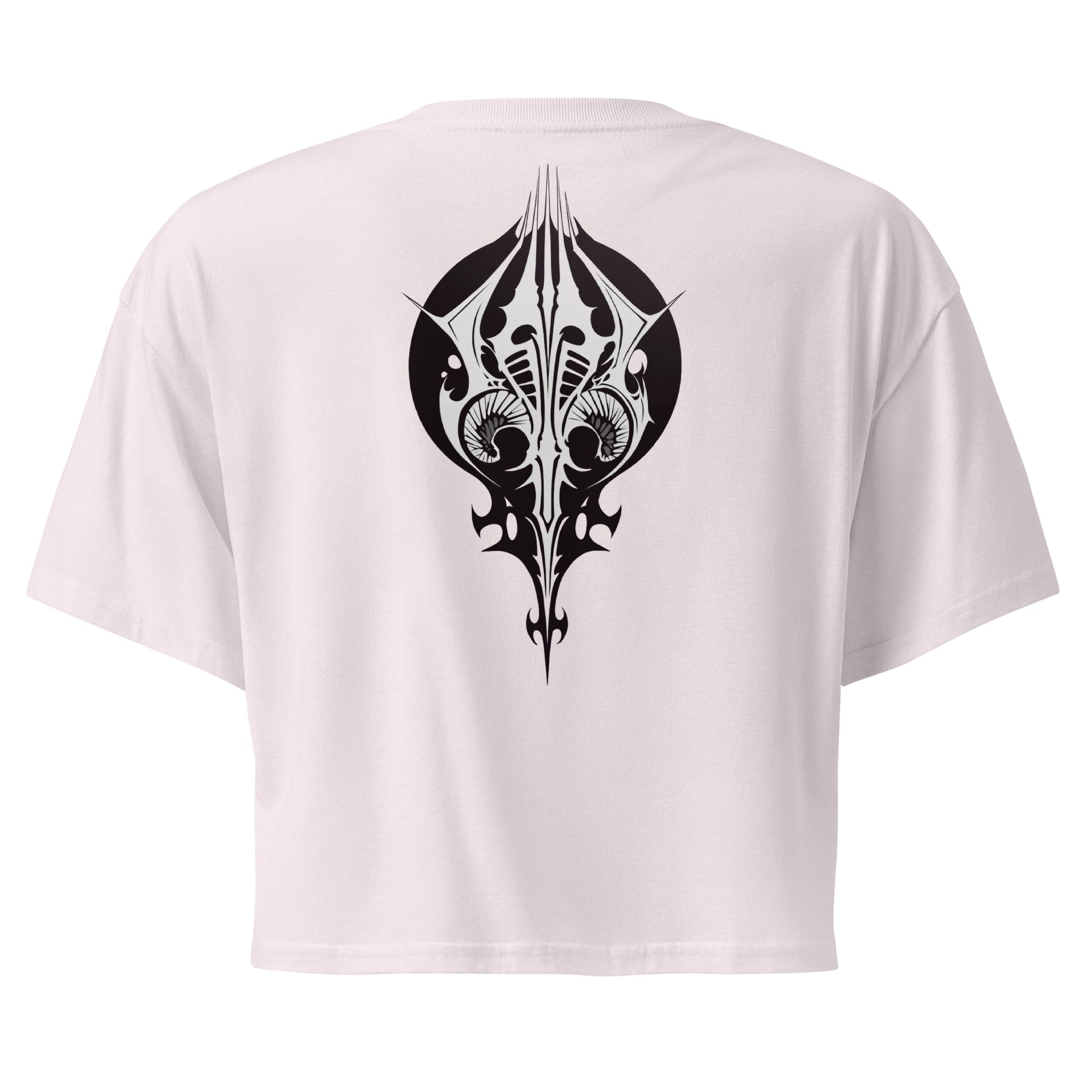 Skullspire Women’s White or Orchid Crop TopCrop Top TeeProduct mockup2214774_16104