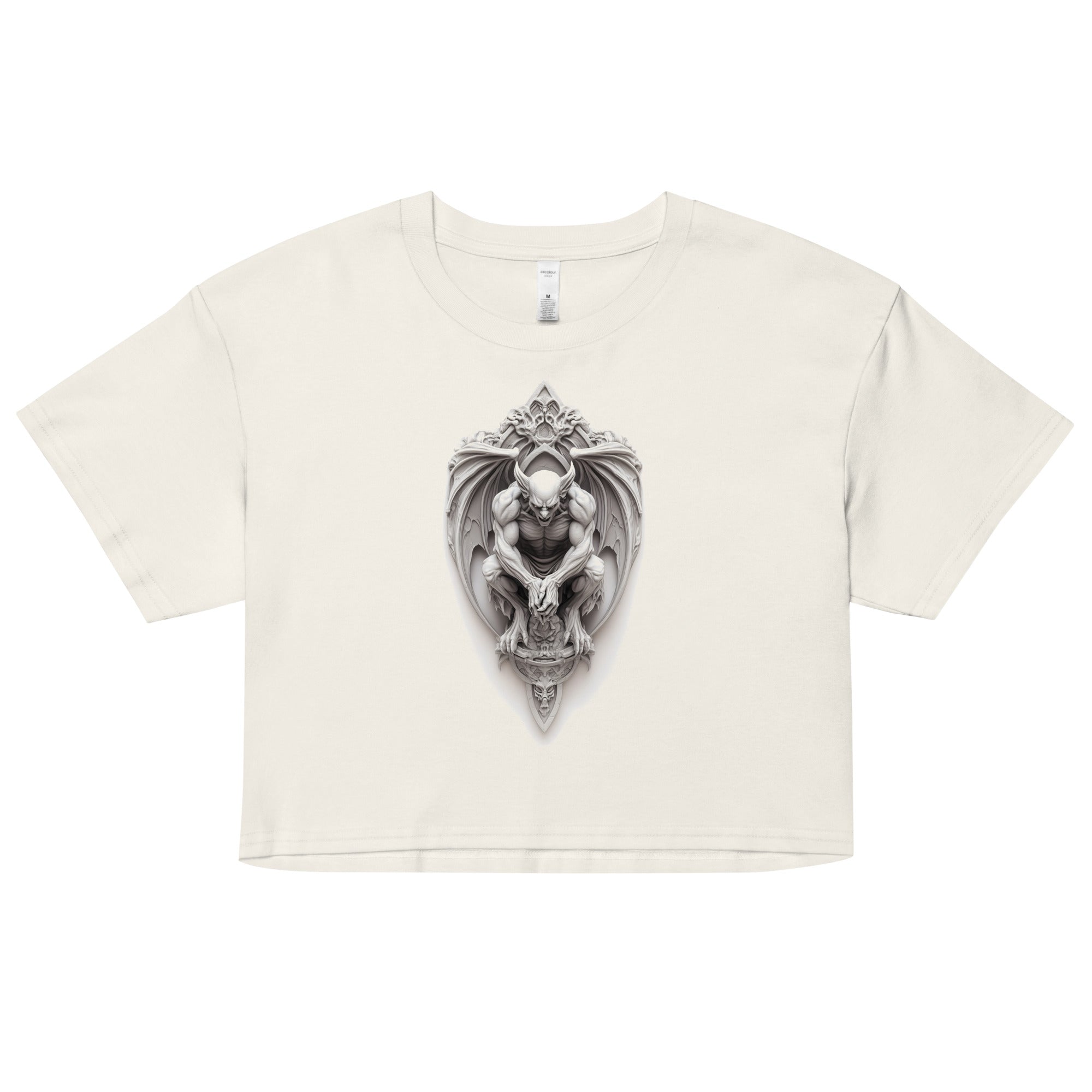 Vaelgrath Ecru or White Crop TopCrop Top TeeProduct mockup5664882_16119