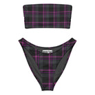 Velvet Riot Plaid Eco Bandeau BikiniEco Bandeau Bikini SetsProduct mockup6362758_22671