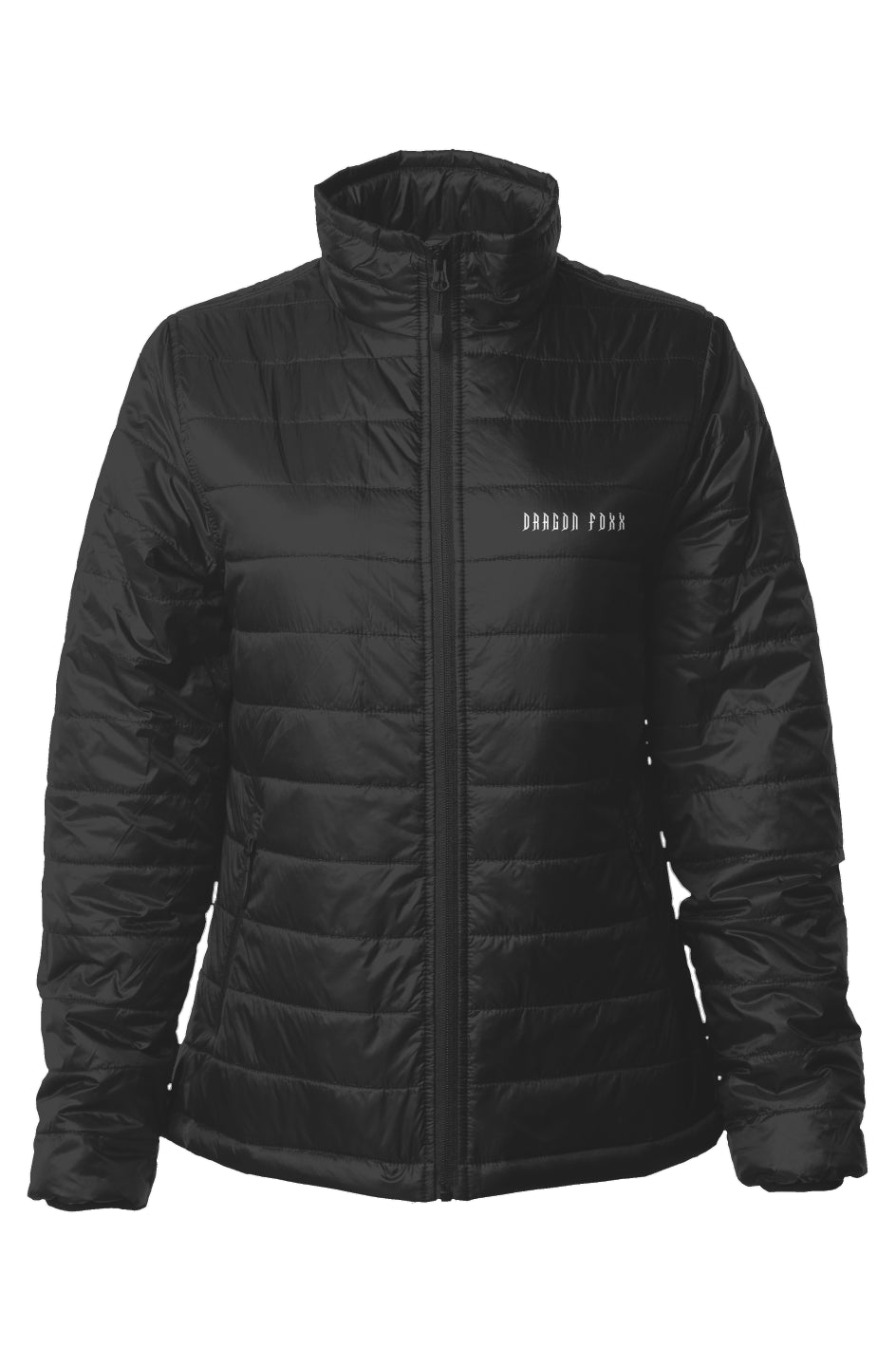 White DF - Women's Black Puffer Jacket - Women's Jackets - Apliiq - White DF - Women's Black Puffer Jacket - APQ - 5005996S6A1 - S - Black - Black - Black Jacket - Black Puffer Jacket