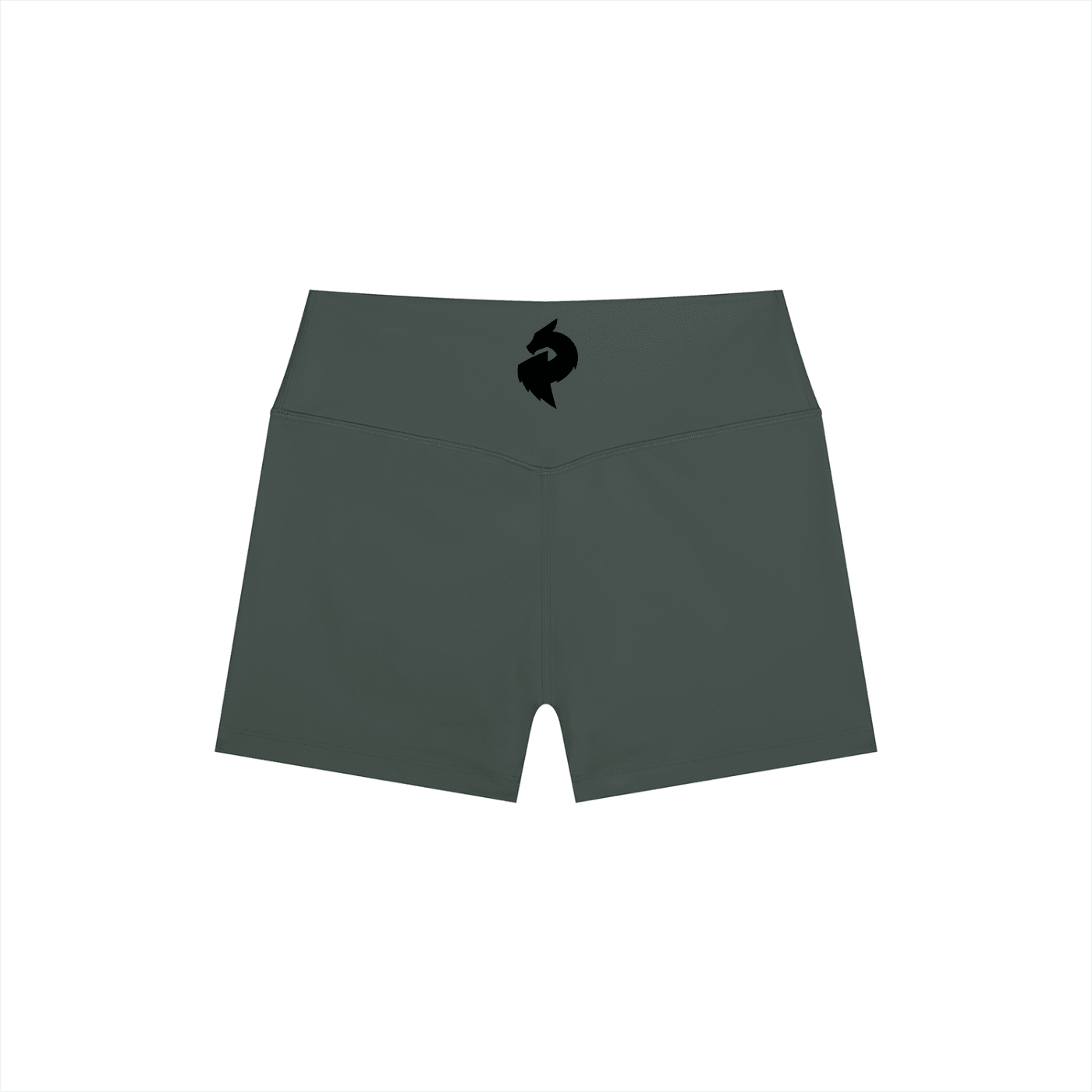 Women’s Dark Gray High Rise Yoga ShortsHigh Rise Yoga ShortsWomen’s Dark Gray High Rise Yoga Shorts260531PODBK2807001
