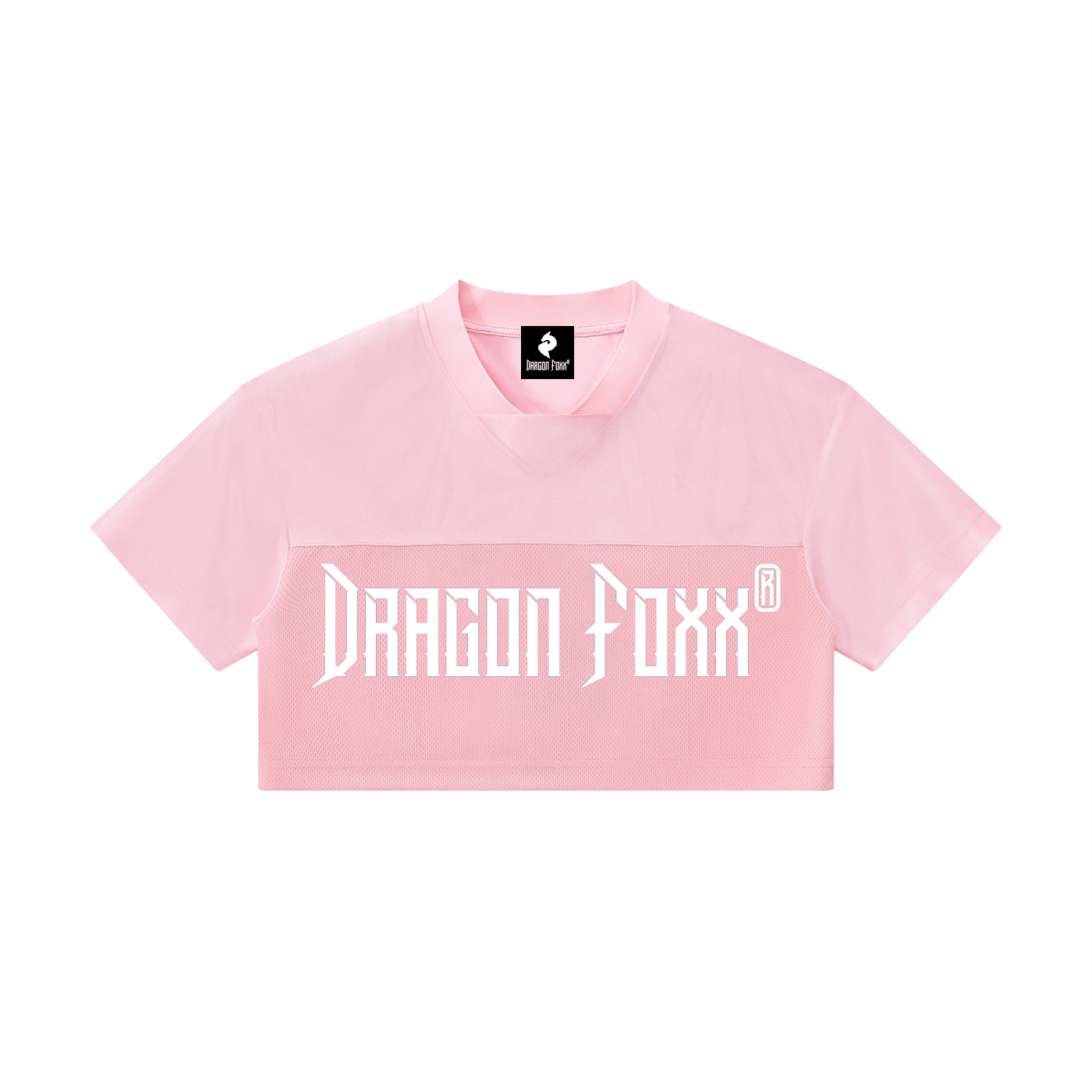 Women’s Pink Cropped Paneled V - Neck JerseyCropped Paneled V - Neck JerseyWomen’s Pink Cropped Paneled V - Neck Jersey260602PODAA3791001