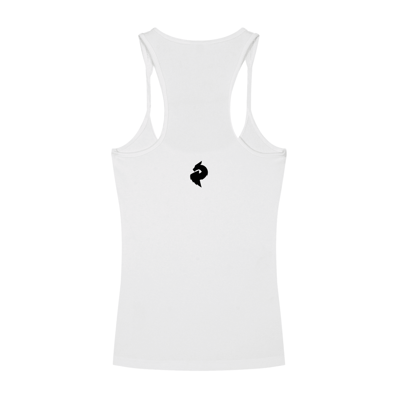 Women's White Slim Fit Ribbed Racerback Tank TopSlim Fit Ribbed Racerback Tank TopWomen's White Slim Fit Ribbed Racerback Tank Top260419PODAC3820001