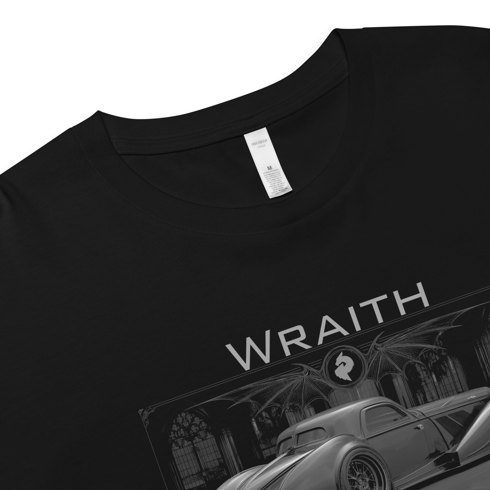 Wraith Women’s Black Crop TopCrop Top TeeProduct mockup1767544_16094