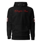 Crimson Drake - Dragon Foxx™ Men's Black HoodieMen's Hoodie1098017_10779