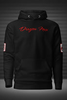 Crimson Drake - Dragon Foxx™ Men's Black HoodieMen's Hoodie1098017_10779
