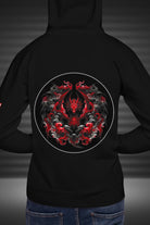 Crimson Drake - Dragon Foxx™ Men's Black HoodieMen's Hoodie1098017_10779