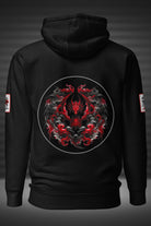 Crimson Drake - Dragon Foxx™ Men's Black HoodieMen's Hoodie1098017_10779