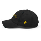 Dragon Foxx™ Black/Yellow Distressed Dad HatDistressed Dad Hat3304472_10990