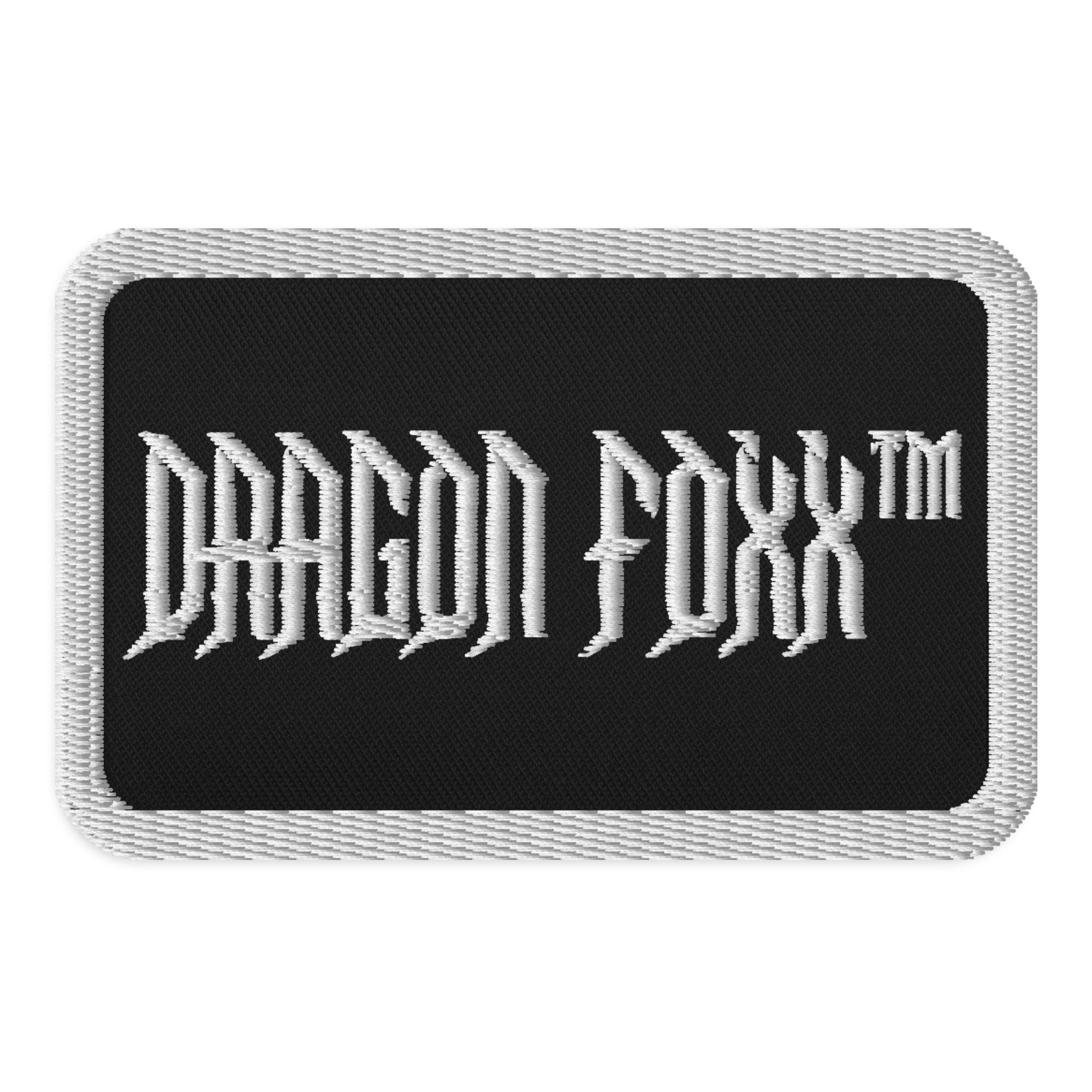 Dragon Foxx™ Embroidered Black PatchEmbroidered Patch3932895_15563