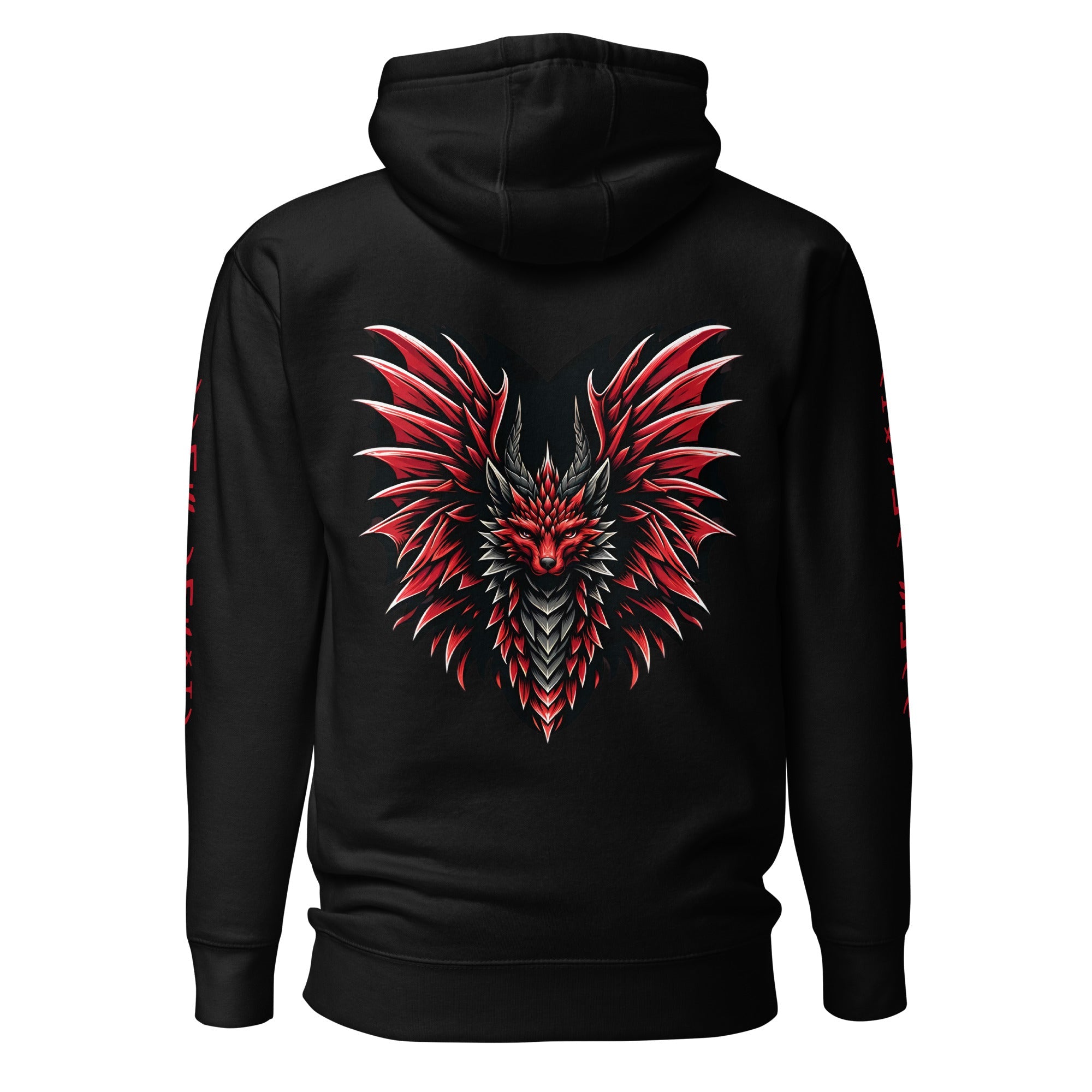 Dragon Foxx™ Red Dragon Foxx - Black HoodieHoodie9885938_10779